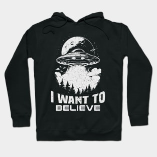 I Want To Believe - Aliens UFO Hoodie